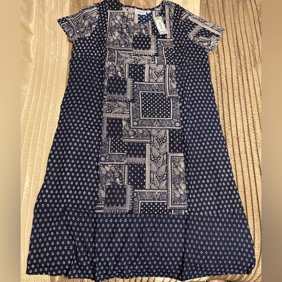 NEW - National Navy Bandana Dress. PXL - Picture 1 of 5